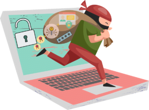 Free cybersecurity computer security hacking vector